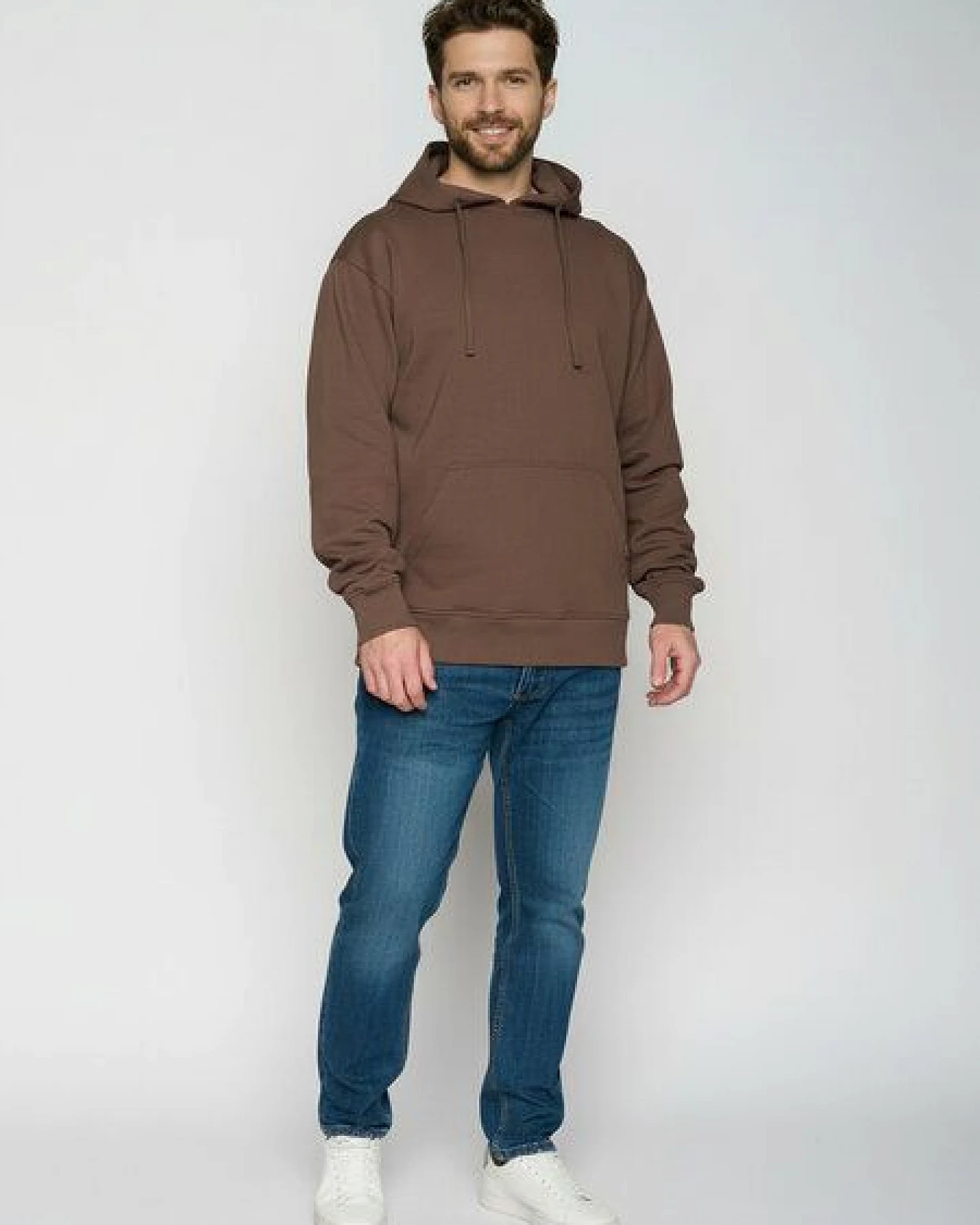 GREENBOMB Basic Joy - Gemütlicher Hoodie aus Bio-Baumwolle / GOTS / Fair & Vegan – Ansicht 3