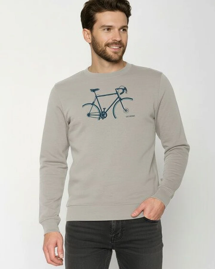 GREENBOMB Bike Crop Wild - Gemütliches Sweatshirt aus Bio-Baumwolle / hochwertiger Print / GOTS / Fair & Vegan