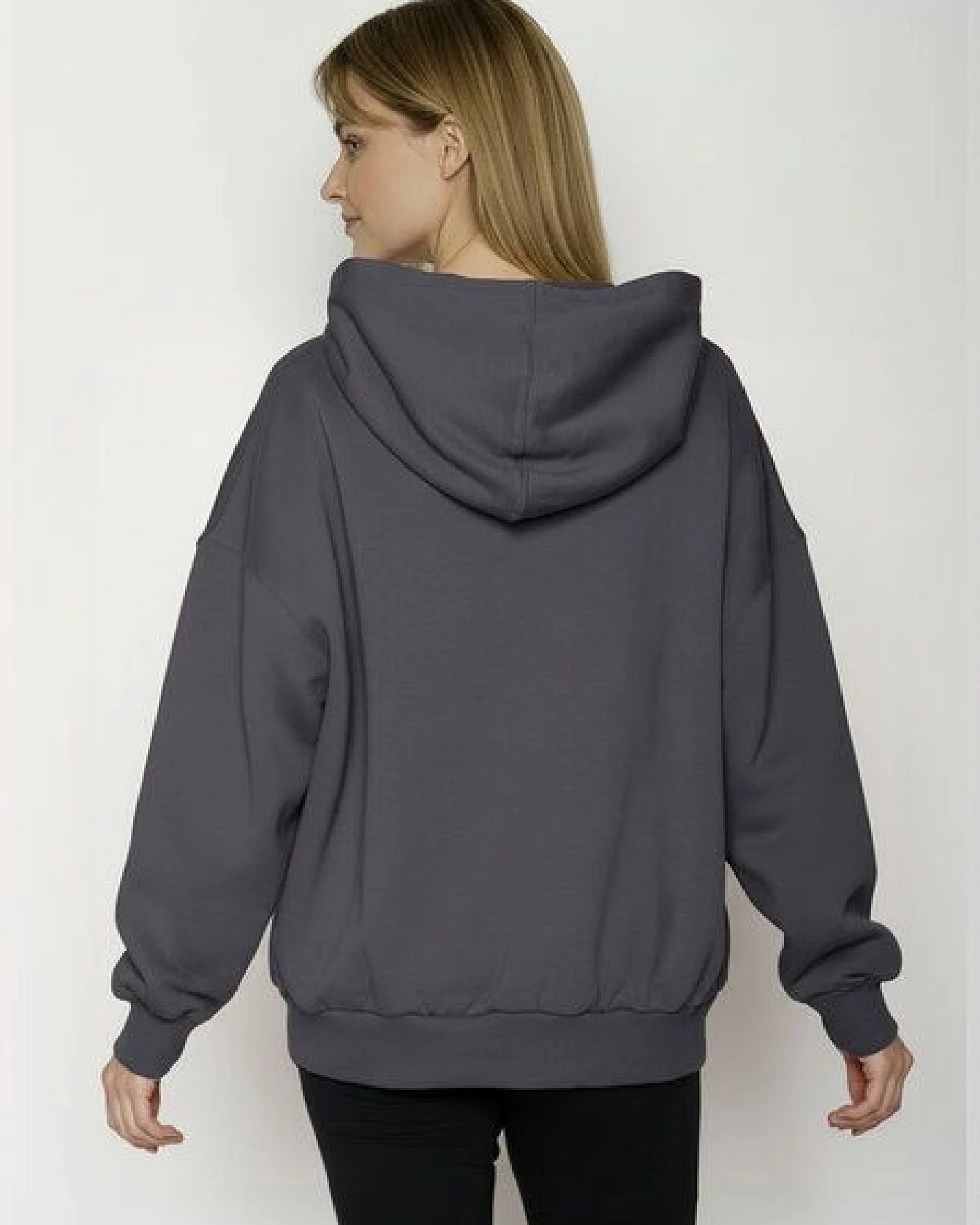GREENBOMB Bike Freehand Mello - Lässiger Hoodie aus Bio-Baumwolle / hochwertiger Print / GOTS / Fair & Vegan – Ansicht 4