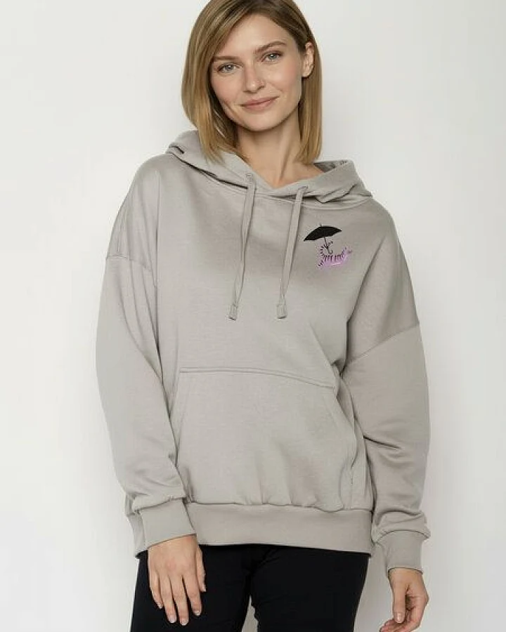 GREENBOMB Cat Walk Mello - Lässiger Hoodie aus Bio-Baumwolle / hochwertiger Print / GOTS / Fair & Vegan