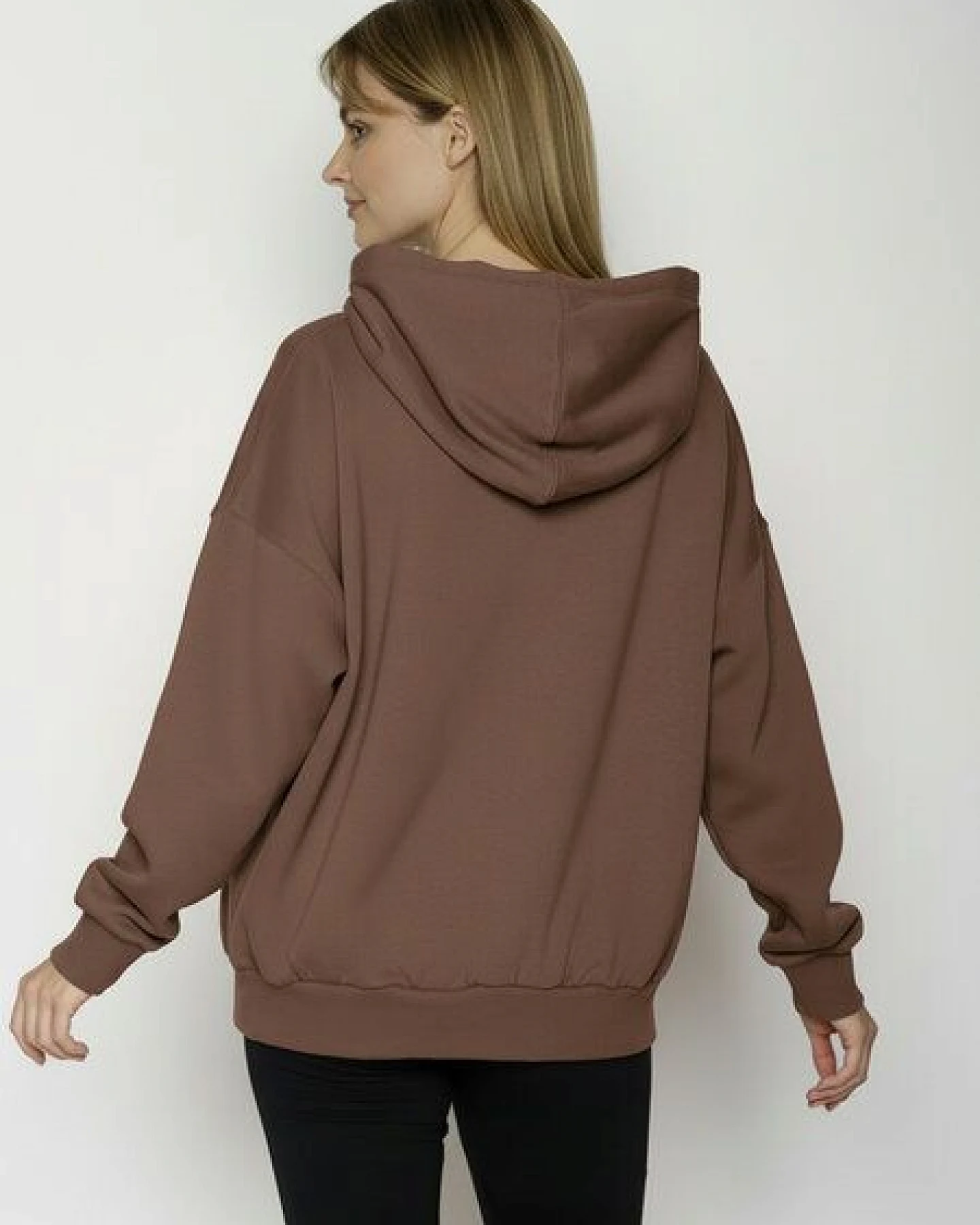 GREENBOMB Clover Mello - Lässiger Hoodie aus Bio-Baumwolle / hochwertiger Print / GOTS / Fair & Vegan – Ansicht 4