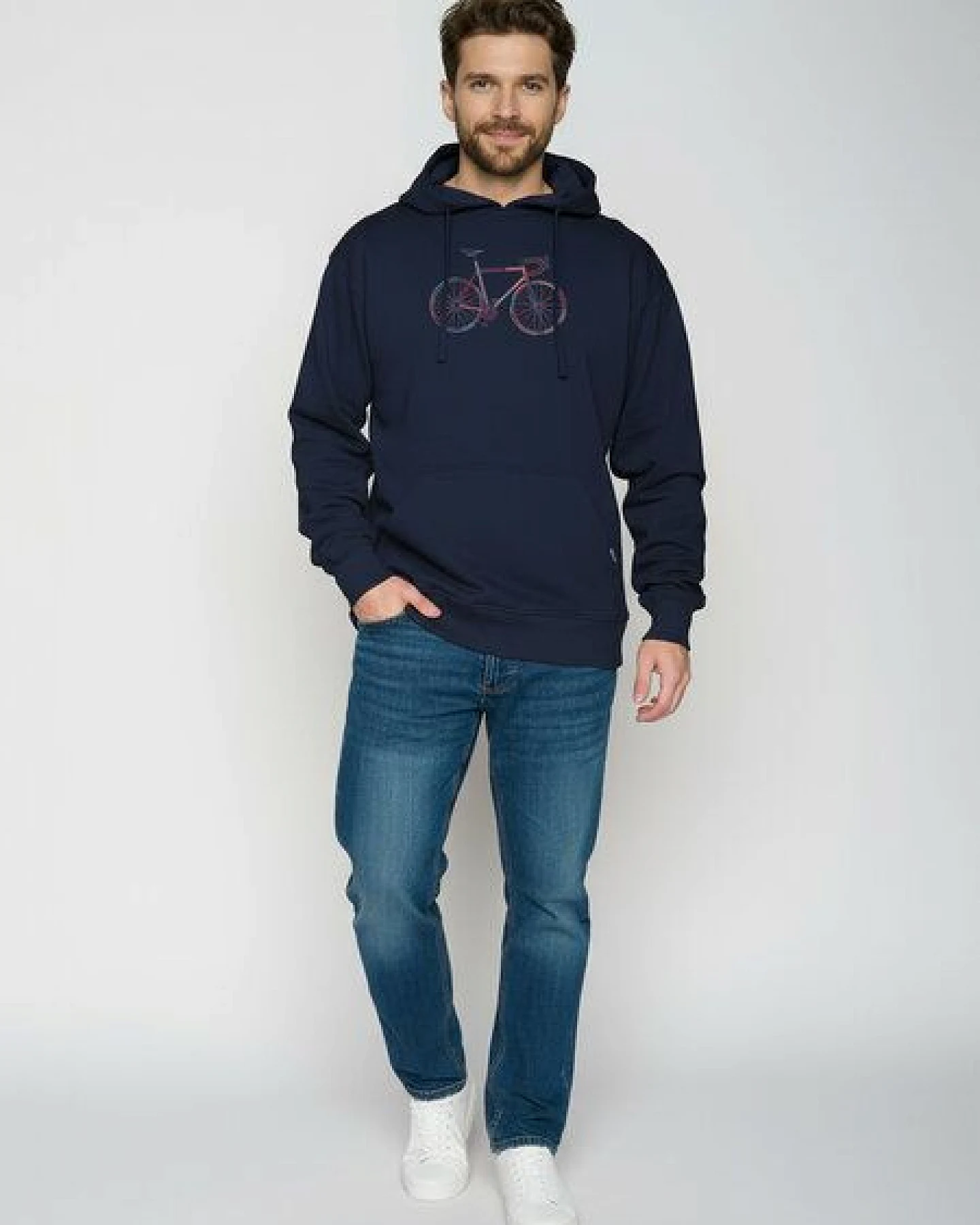 GREENBOMB Colors Joy - Gemütlicher Hoodie aus Bio-Baumwolle / hochwertiger Print / GOTS / Fair & Vegan – Ansicht 3