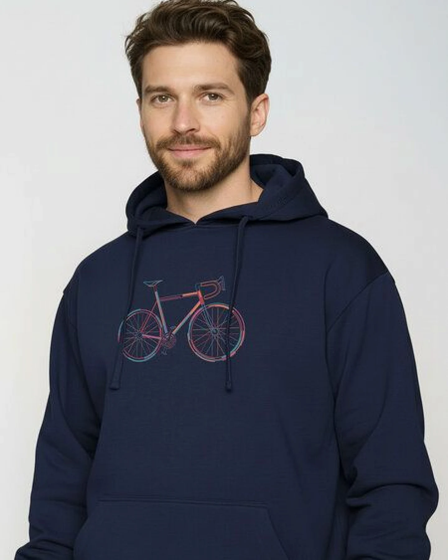GREENBOMB Colors Joy - Gemütlicher Hoodie aus Bio-Baumwolle / hochwertiger Print / GOTS / Fair & Vegan – Ansicht 2
