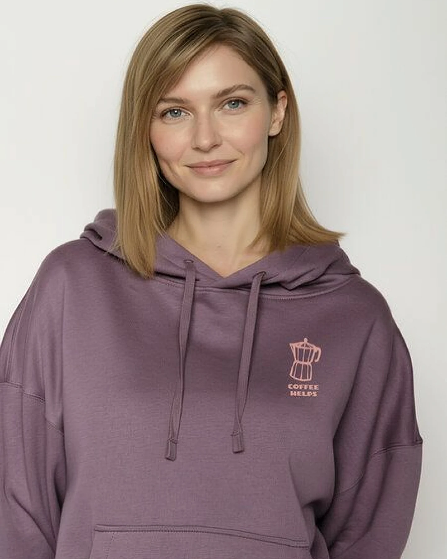 GREENBOMB Espresso Mello - Lässiger Hoodie aus Bio-Baumwolle / hochwertiger Print / GOTS / Fair & Vegan – Ansicht 3