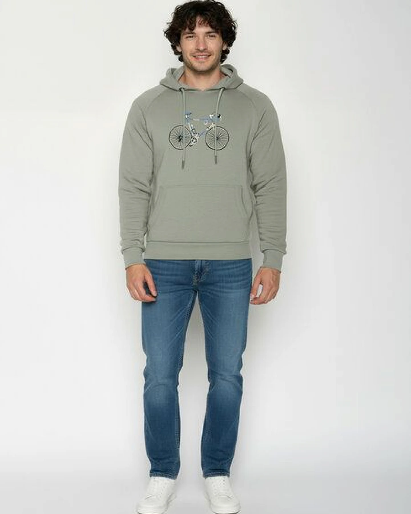 GREENBOMB Knut Simple Trek - Hoodie aus Bio-Baumwolle mit Raglan-Arm / hochwertiger Print / GOTS / Fair & Vegan – Ansicht 3