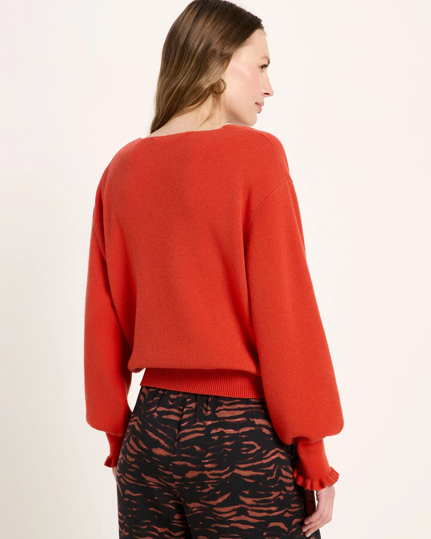 Pullover in Wickeloptik – Ansicht 4
