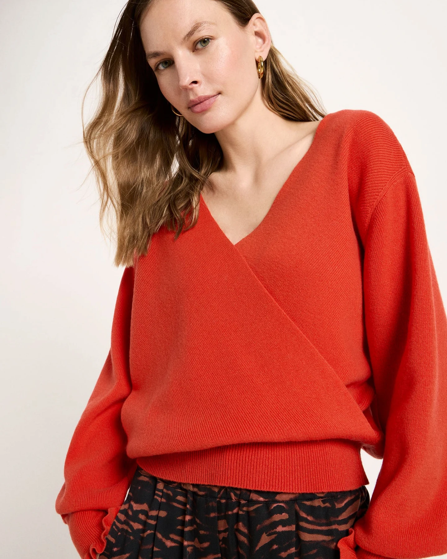 Pullover in Wickeloptik – Ansicht 2