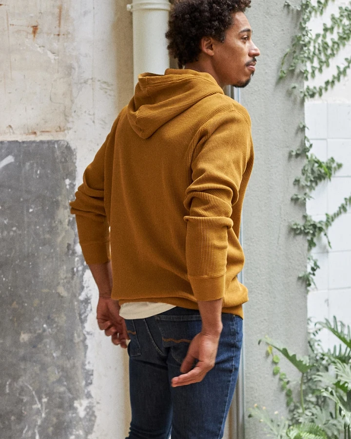 TWOTHIRDS Herren vegan Hoodie Penida Goldbraun