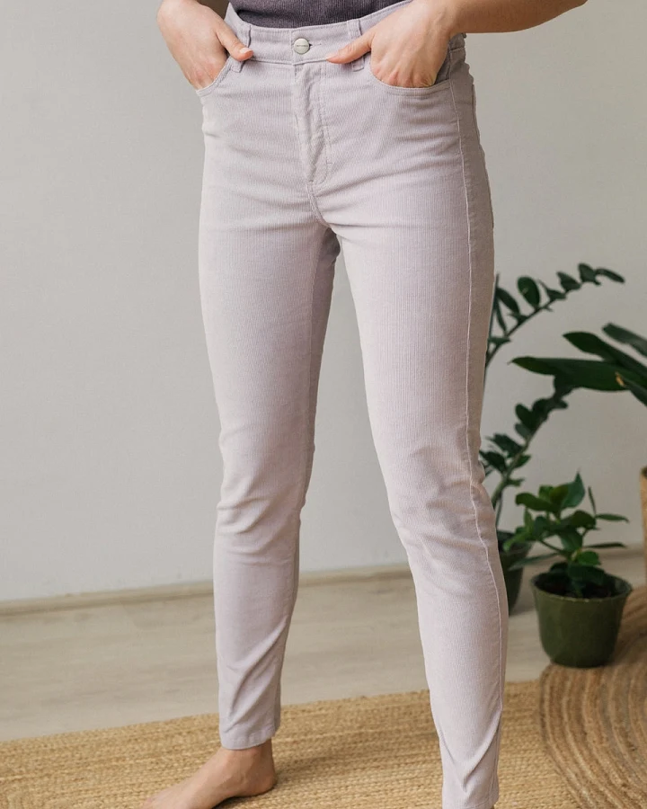 TWOTHIRDS Damen vegan Hose Marieta Sleet Lila