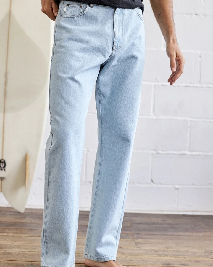 TWOTHIRDS Herren vegan Jeans Kabara Bleach