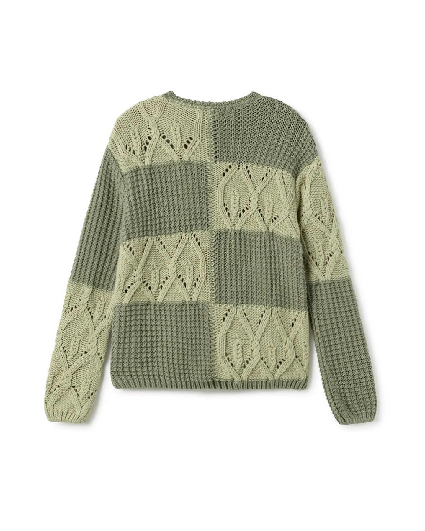 TWOTHIRDS Damen vegan Pullover Heng Grün – Ansicht 2