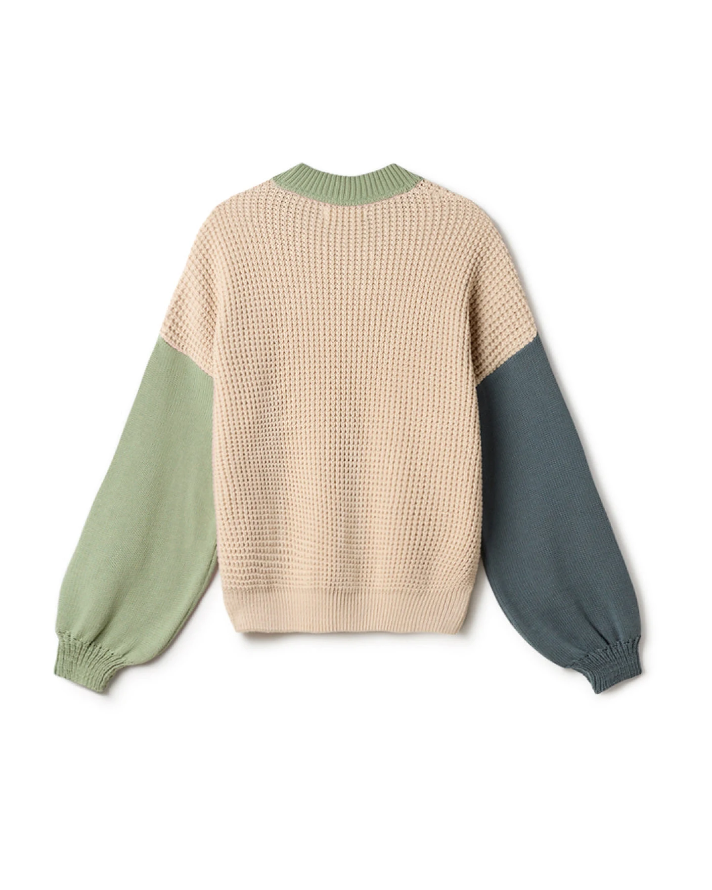TWOTHIRDS Damen vegan Pullover Cayo Anclitas Jade Shell – Ansicht 2