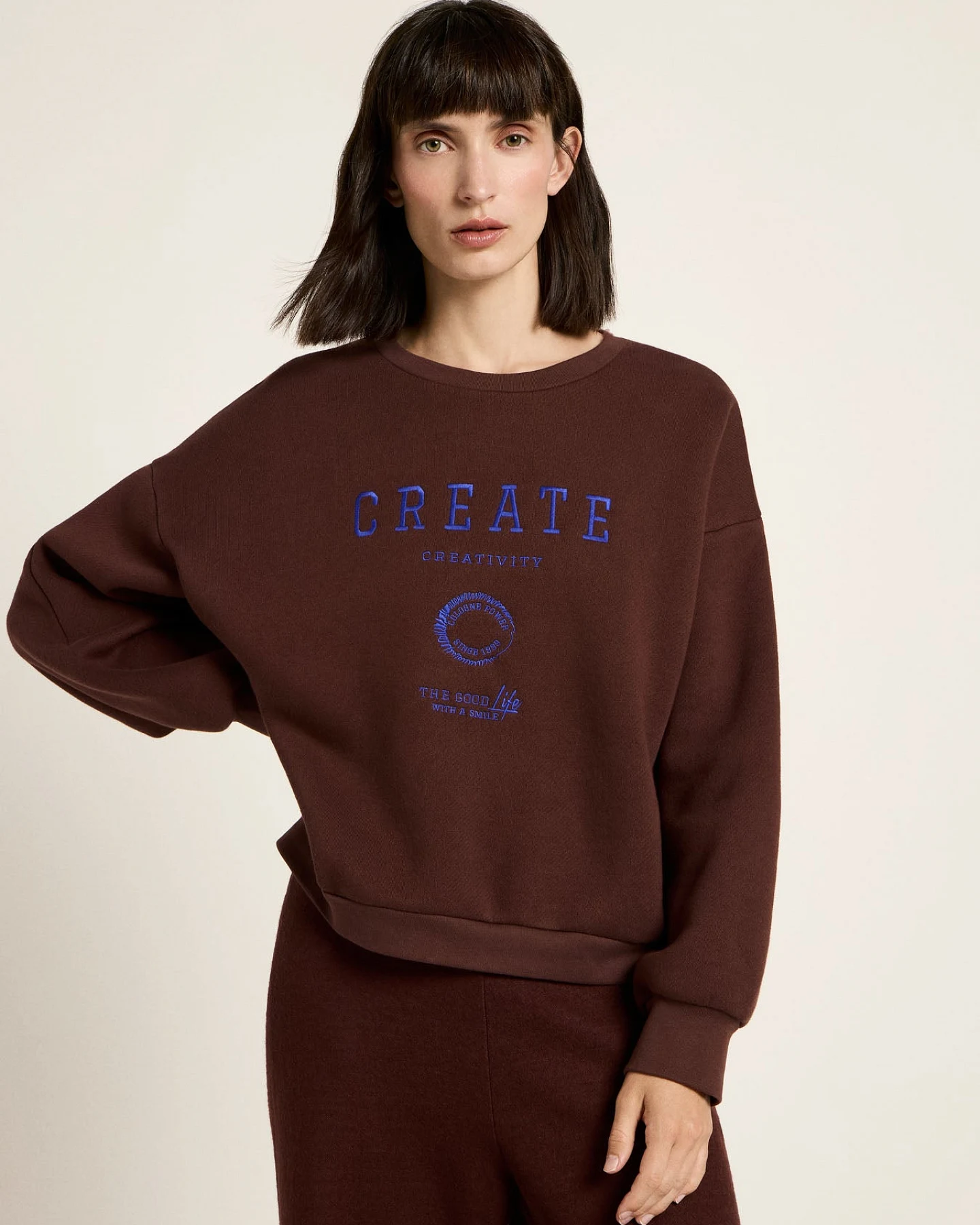 Statementsweatshirt (GOTS) – Ansicht 2