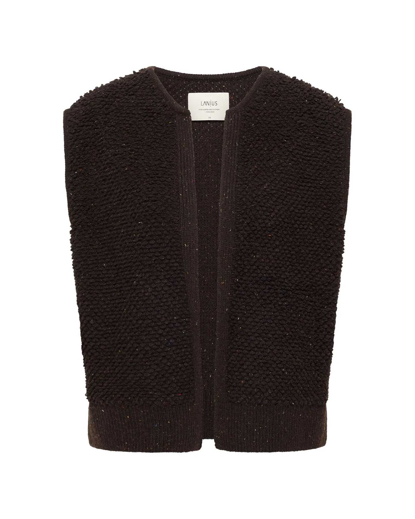 Bouclé Strickweste (GOTS) – Ansicht 5
