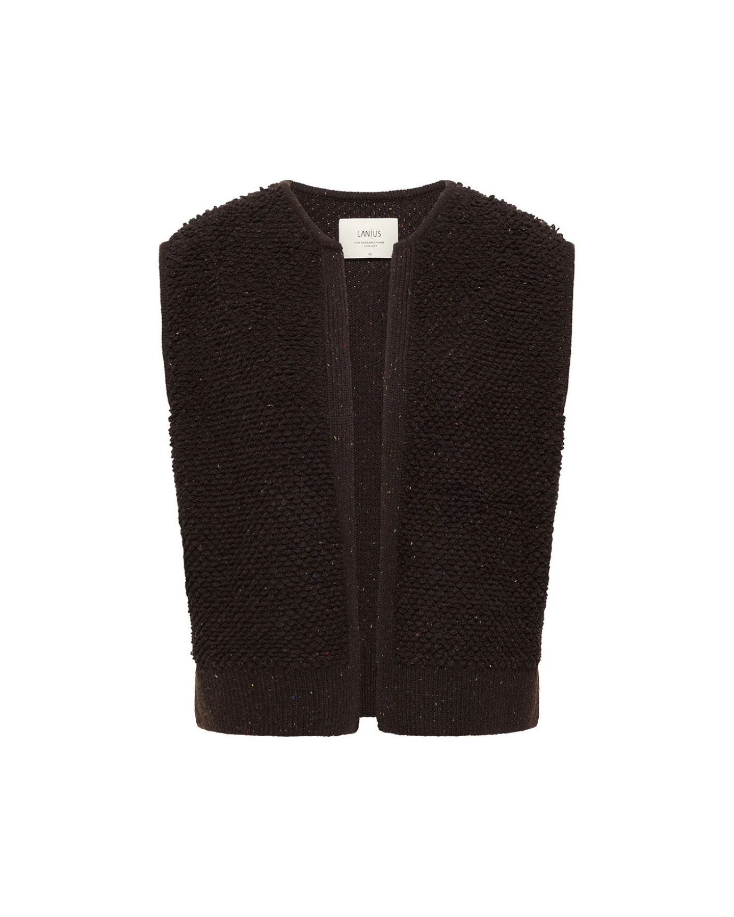 Bouclé Strickweste (GOTS) – Ansicht 5