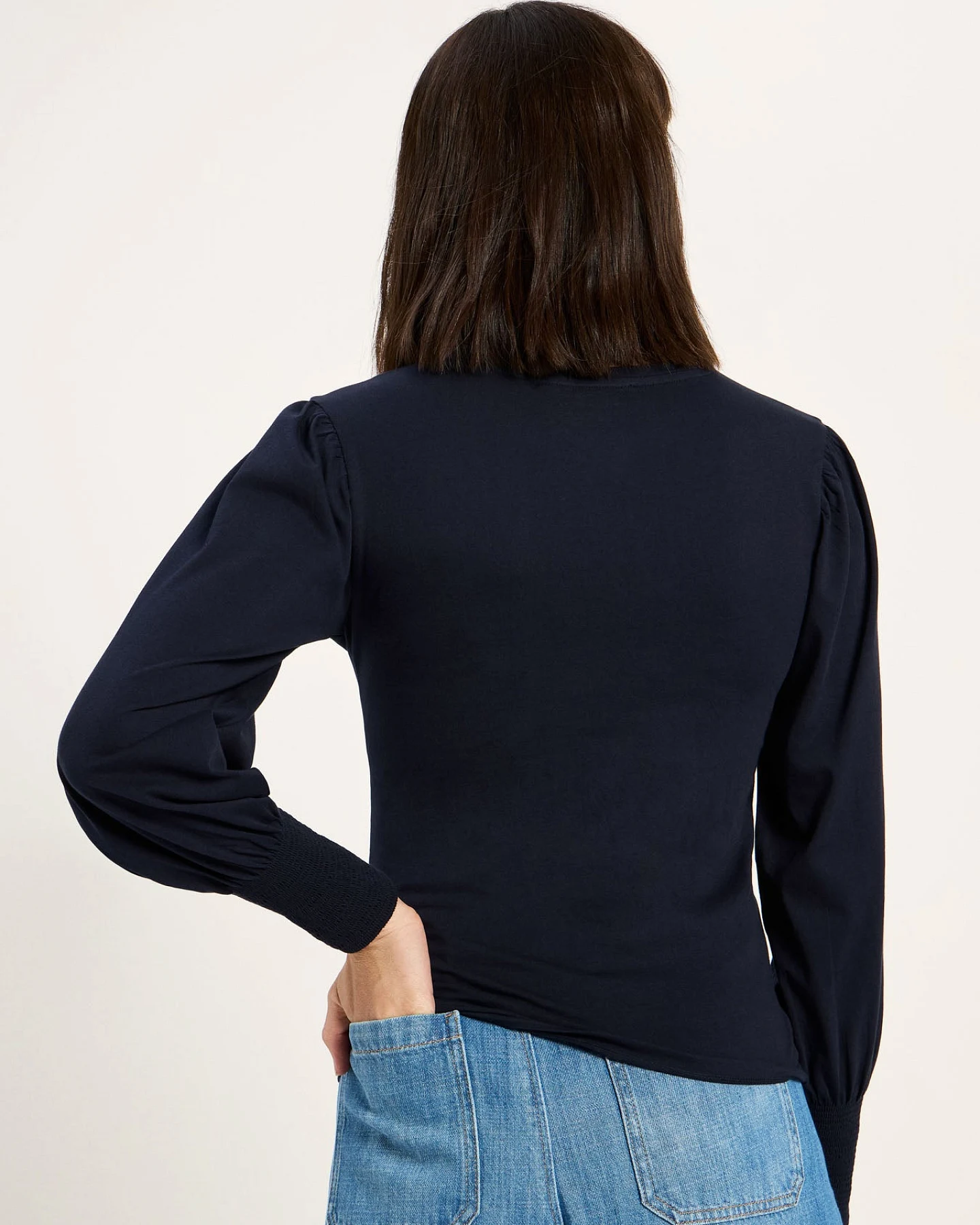 Shirt mit gerafftem Ärmel (GOTS) – Ansicht 4
