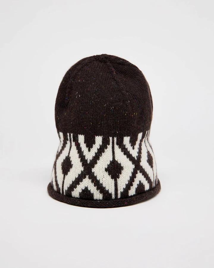 Bitter Choco Tweed/ Off White