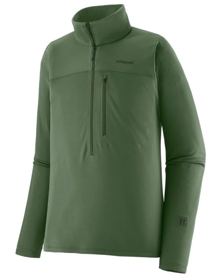 Patagonia - R1 Ultralight 1/2-Zip - Fleecepullover Gr XS oliv