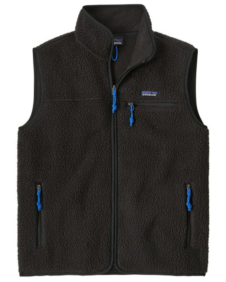 Patagonia - Retro Pile Vest - Fleeceweste Gr S schwarz