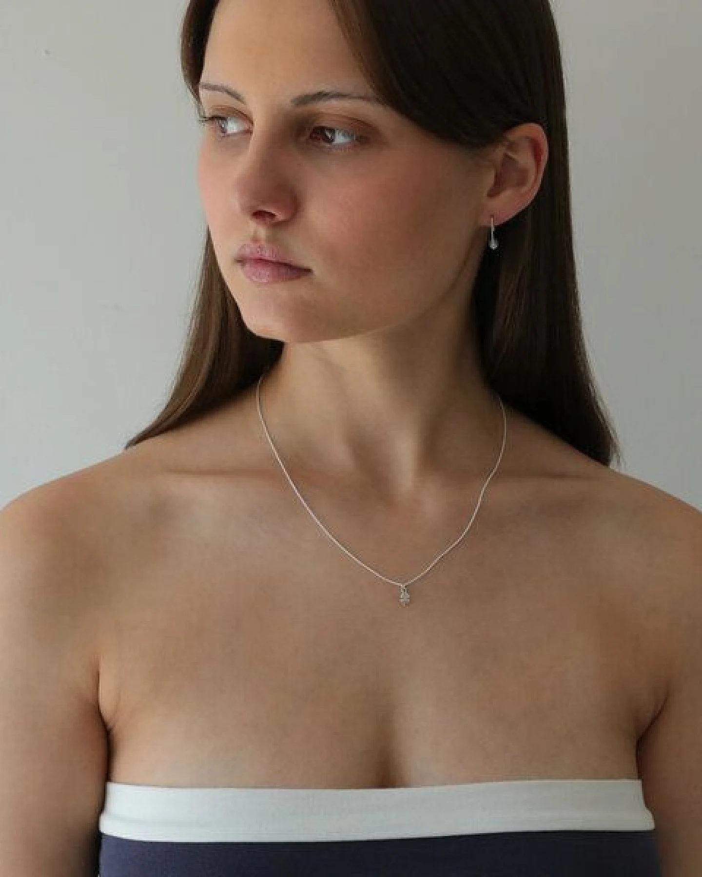 BELLYBIRD Jewellery Halskette - kleines Kleeblatt, 925 Sterlingsilber, vergoldet – Ansicht 3
