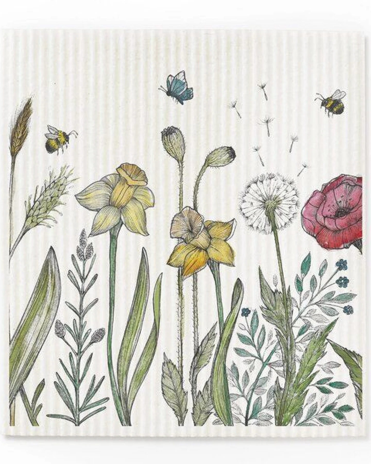 Schwammtücher 3er-Set »Bienen und Blümchen« von LIGARTI – Ansicht 3