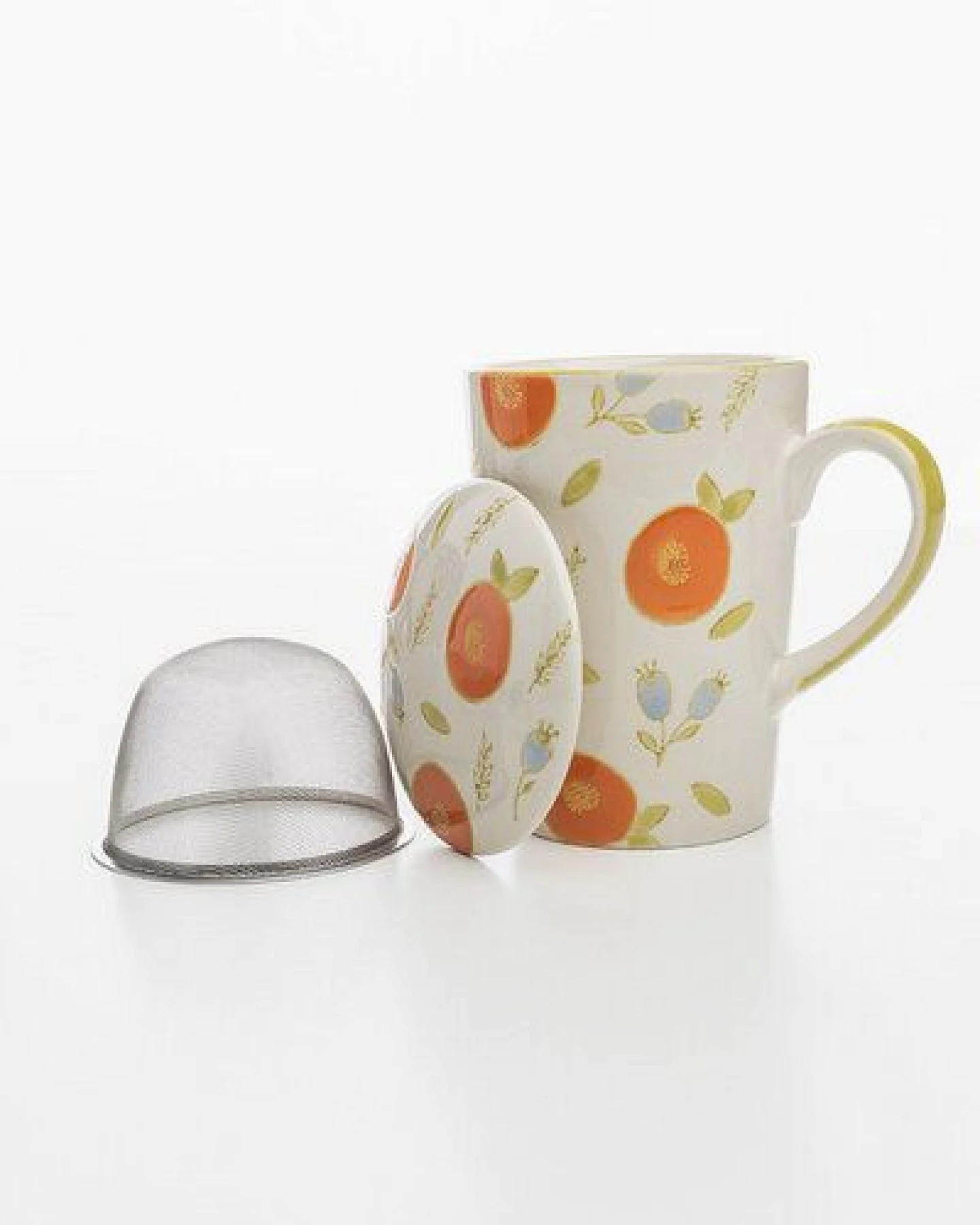 TRANQUILLO Tasse mit Teesieb VINTAGE GARDEN – Ansicht 3