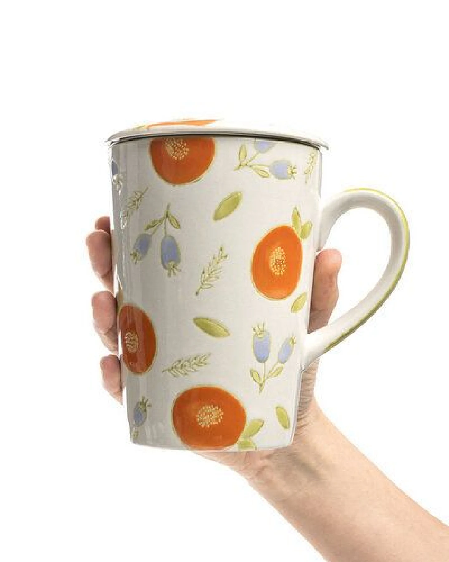 TRANQUILLO Tasse mit Teesieb VINTAGE GARDEN – Ansicht 4
