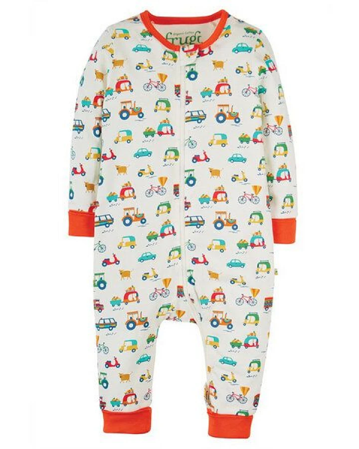 Frugi Strampler Autos Toot Toot