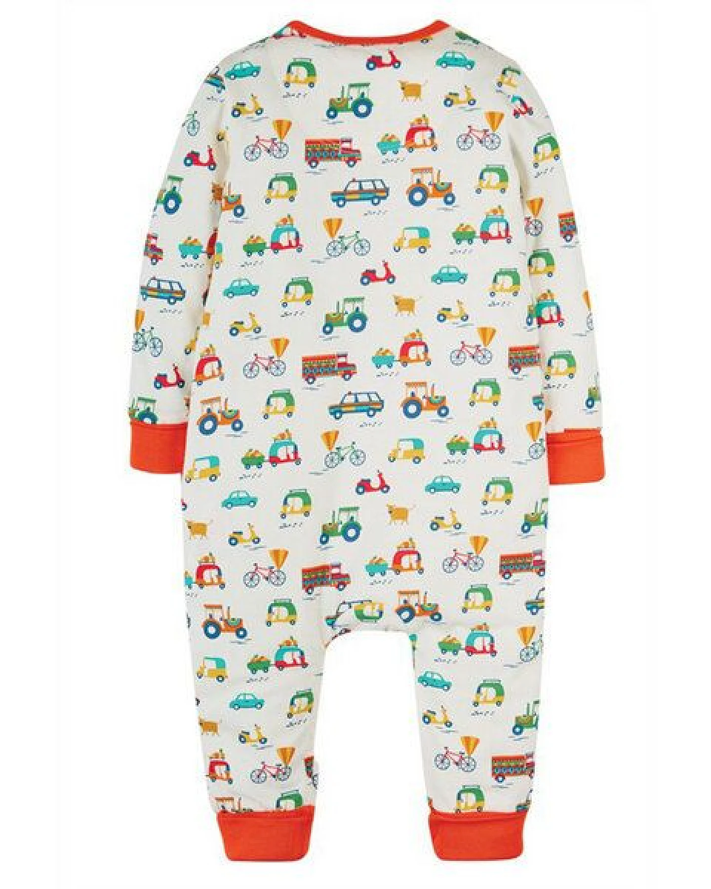 Frugi Strampler Autos Toot Toot – Ansicht 2
