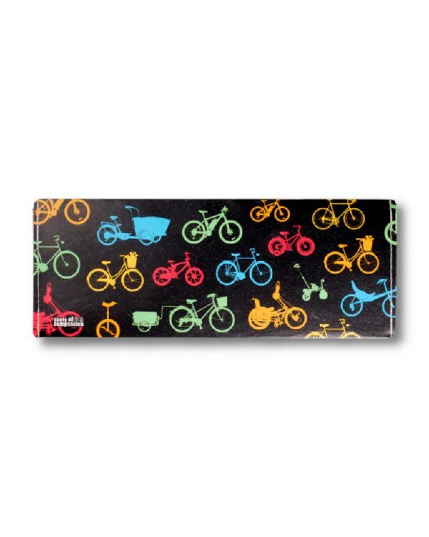 roots of compassion Portemonnaie vegan mit Fahrrad-Design - Wallet aus Tyvek, Geldbörse lederfrei – Ansicht 2