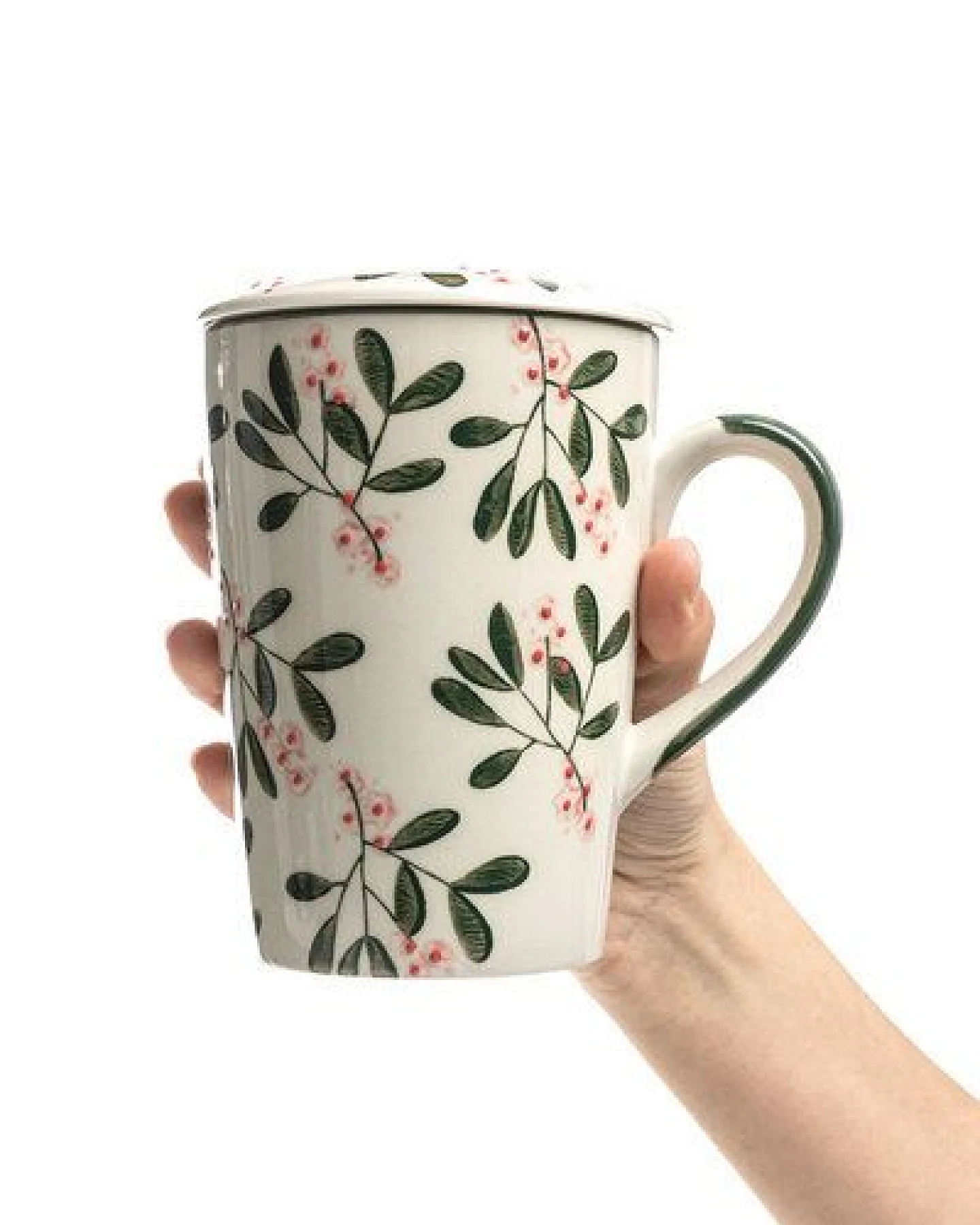 TRANQUILLO Tasse mit Teesieb VINTAGE GARDEN – Ansicht 4