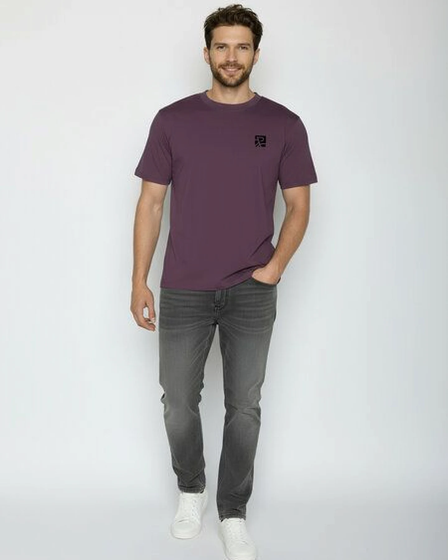 GREENBOMB Bike Square Fusion - Lässiges Oversize-T-Shirt aus Bio-Baumwolle / hochwertiger Print / GOTS / Fair & Vegan – Ansicht 3