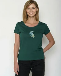 Produktseite: GREENBOMB Bird Look Loves - Sportliches T-Shirt aus Bio-Baumwolle / hochwertiger Print / GOTS / Fair & Vegan