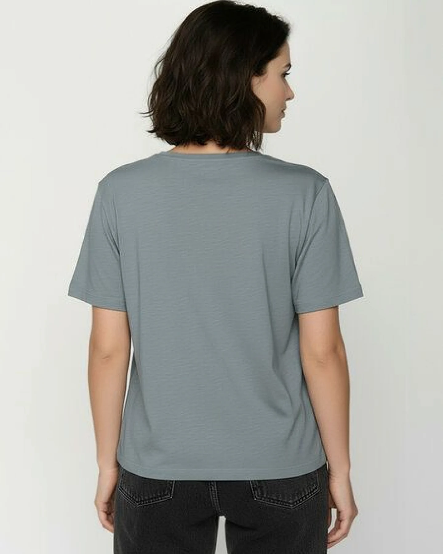 GREENBOMB Bird Look Nova - Kastiges T-Shirt aus Bio-Baumwolle / hochwertiger Print / GOTS / Fair & Vegan – Ansicht 4