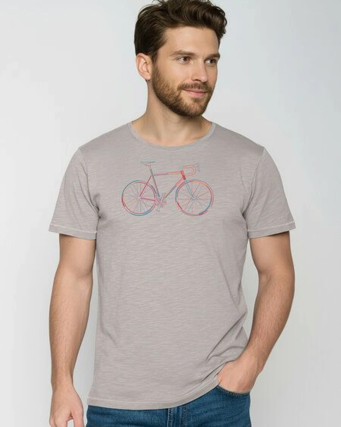 GREENBOMB Colors Spice - Sportliches T-Shirt aus Bio-Baumwolle / hochwertiger Print / GOTS / Fair & Vegan – Ansicht 2