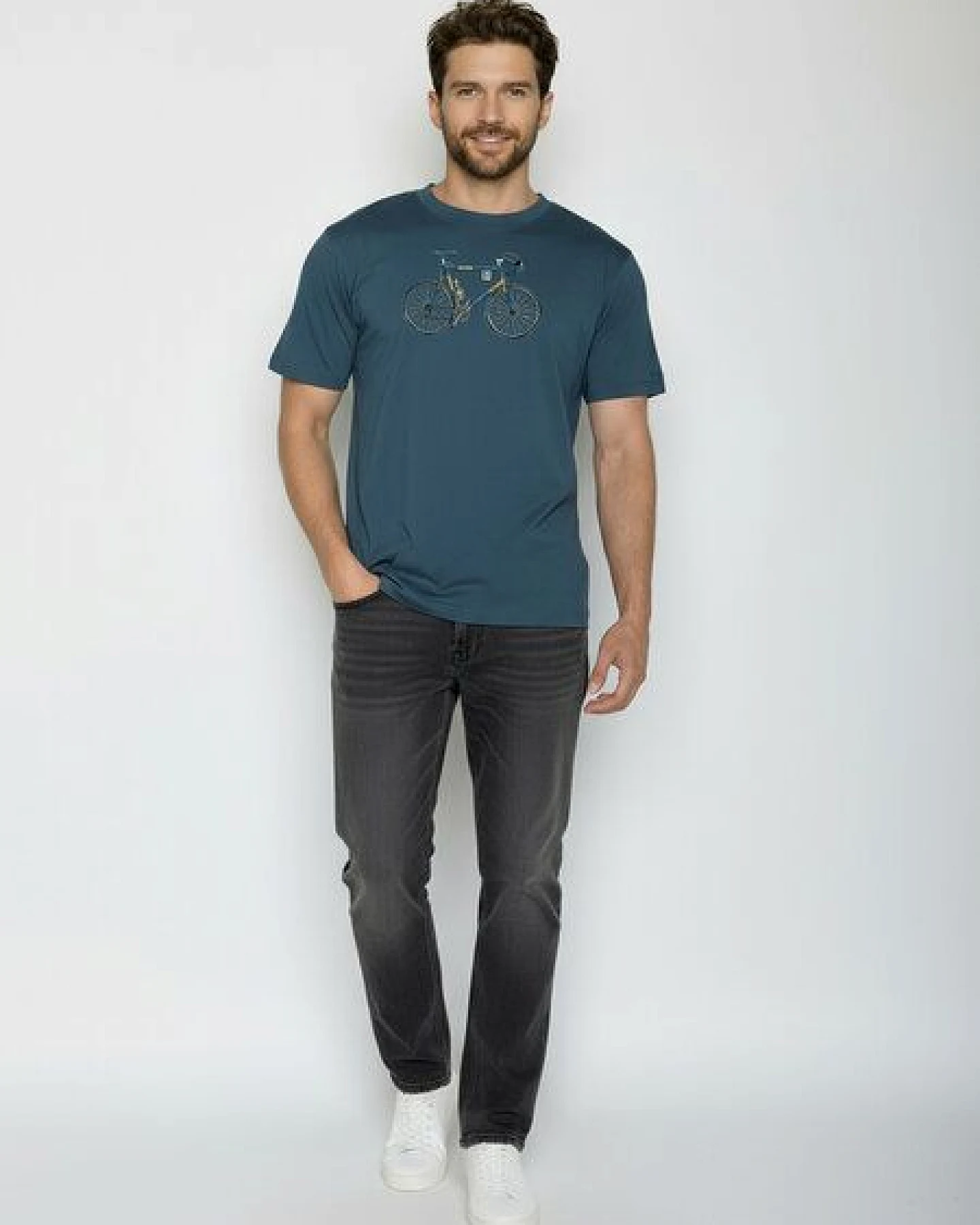 GREENBOMB Knut 2 Fusion - Lässiges Oversize-T-Shirt aus Bio-Baumwolle / hochwertiger Print / GOTS / Fair & Vegan – Ansicht 3