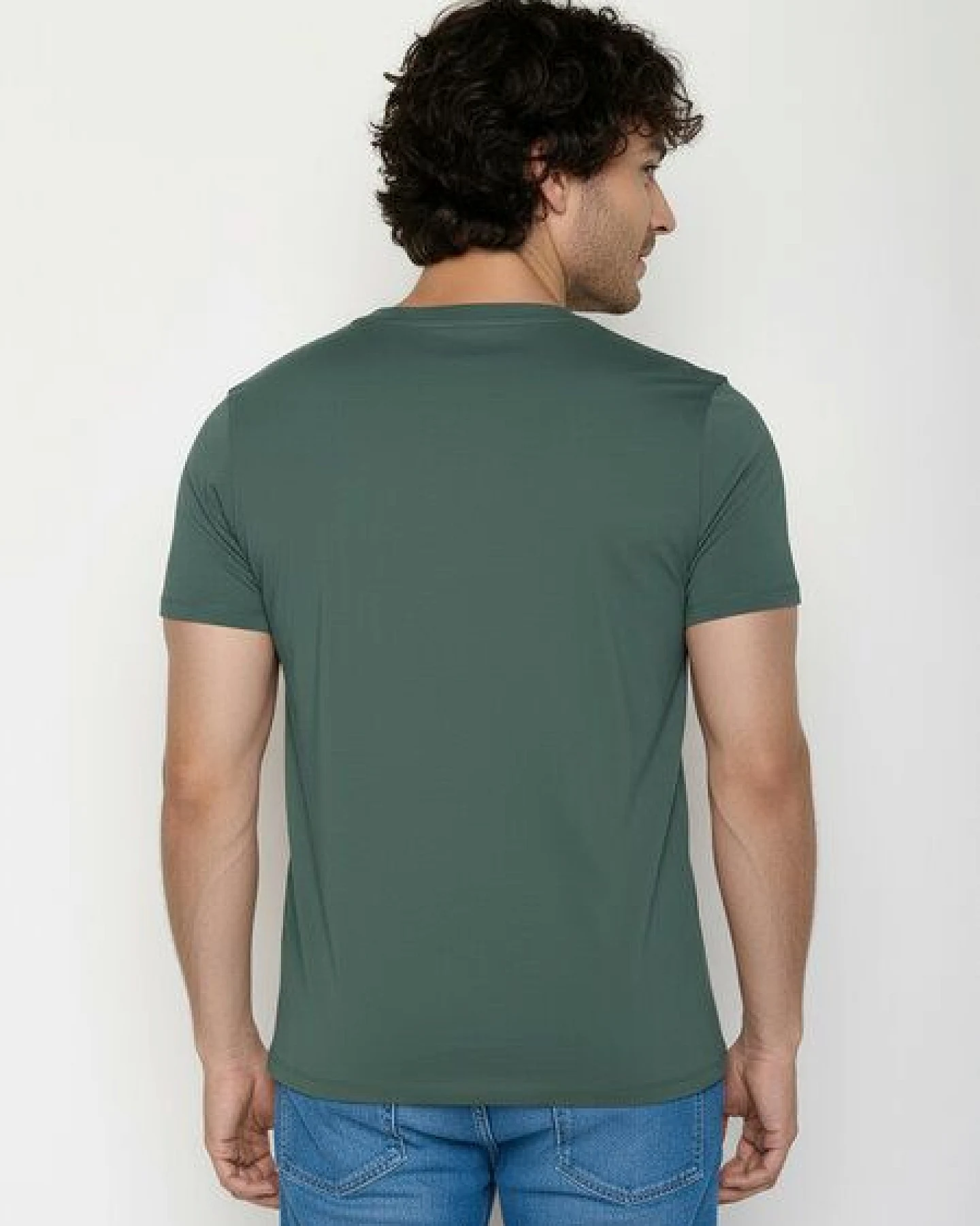 GREENBOMB Mountain Tour Guide - Sportliches T-Shirt aus Bio-Baumwolle / hochwertiger Print / GOTS / Fair & Vegan – Ansicht 4