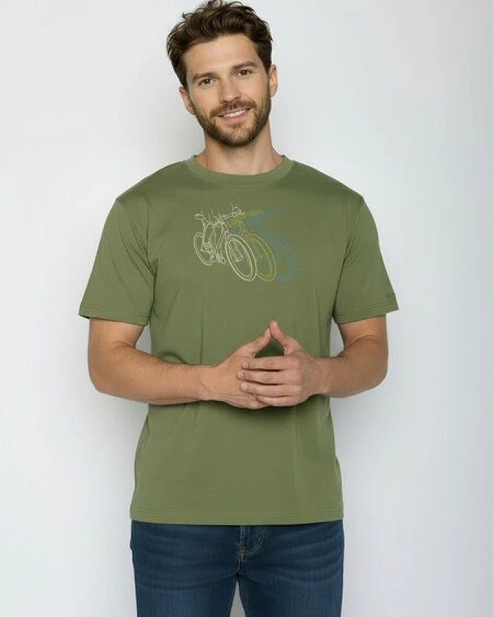 GREENBOMB Race Fusion - Lässiges Oversize-T-Shirt aus Bio-Baumwolle / hochwertiger Print / GOTS / Fair & Vegan