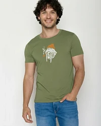 Produktseite: GREENBOMB Smokey Walrus Guide - Sportliches T-Shirt aus Bio-Baumwolle / hochwertiger Print / GOTS / Fair & Vegan