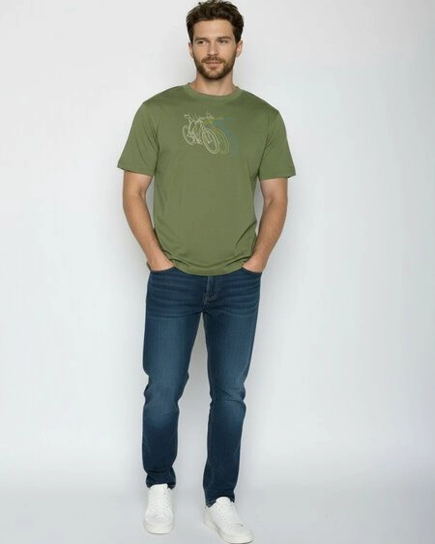 GREENBOMB Race Fusion - Lässiges Oversize-T-Shirt aus Bio-Baumwolle / hochwertiger Print / GOTS / Fair & Vegan – Ansicht 3
