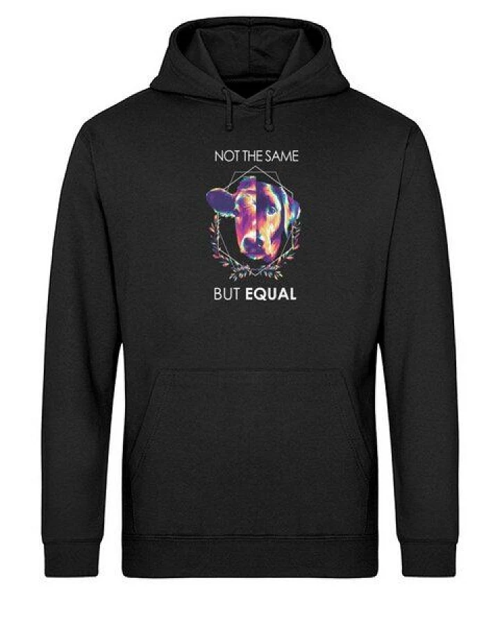 Team Vegan Not the same but equal - Unisex Organic Hoodie