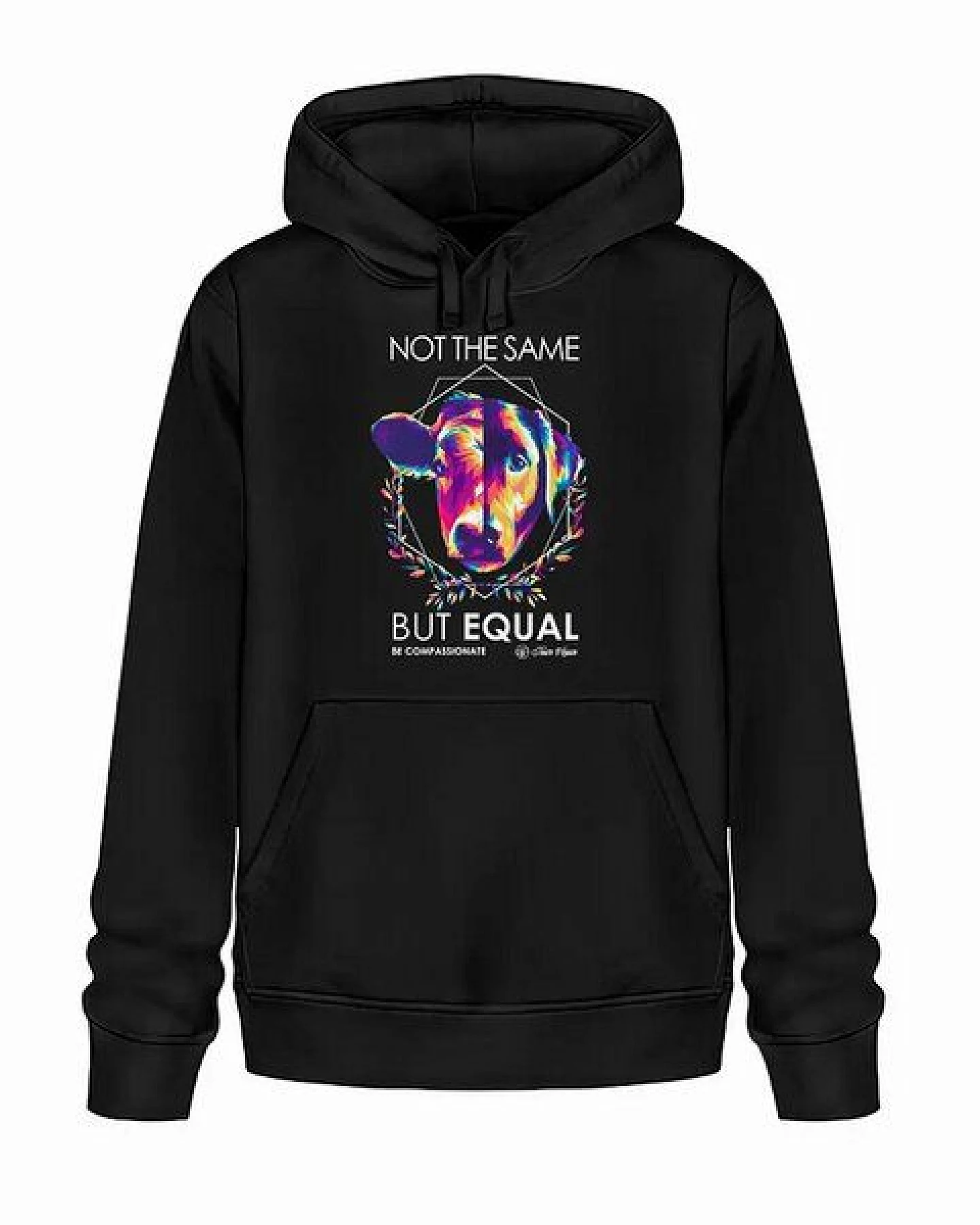 Team Vegan Not the same but equal - Unisex Organic Hoodie – Ansicht 4