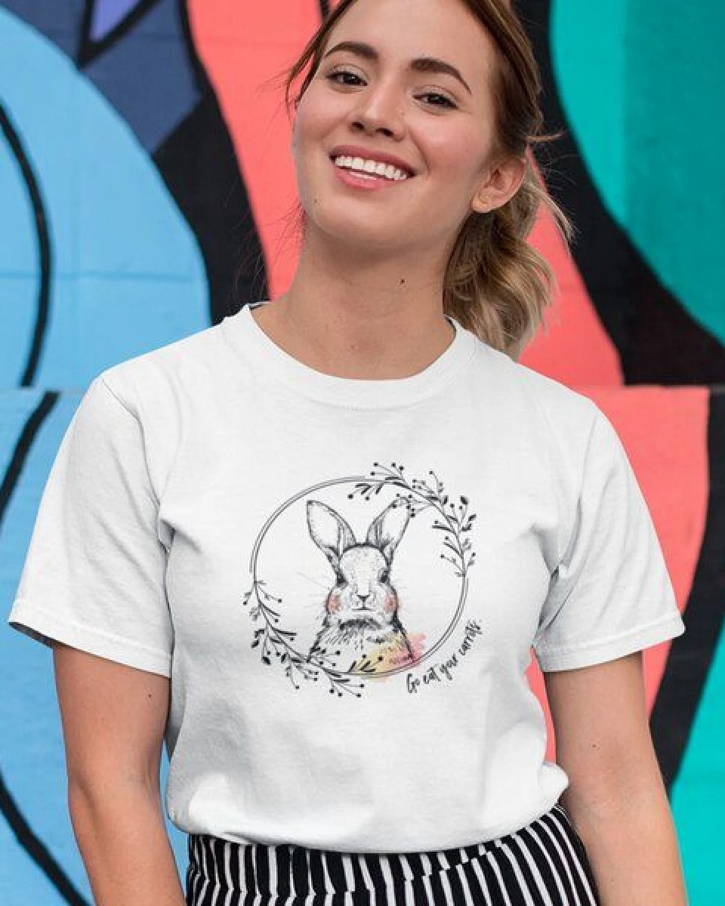Team Vegan Go eat your carrots(div) - Damen Organic Shirt – Ansicht 2