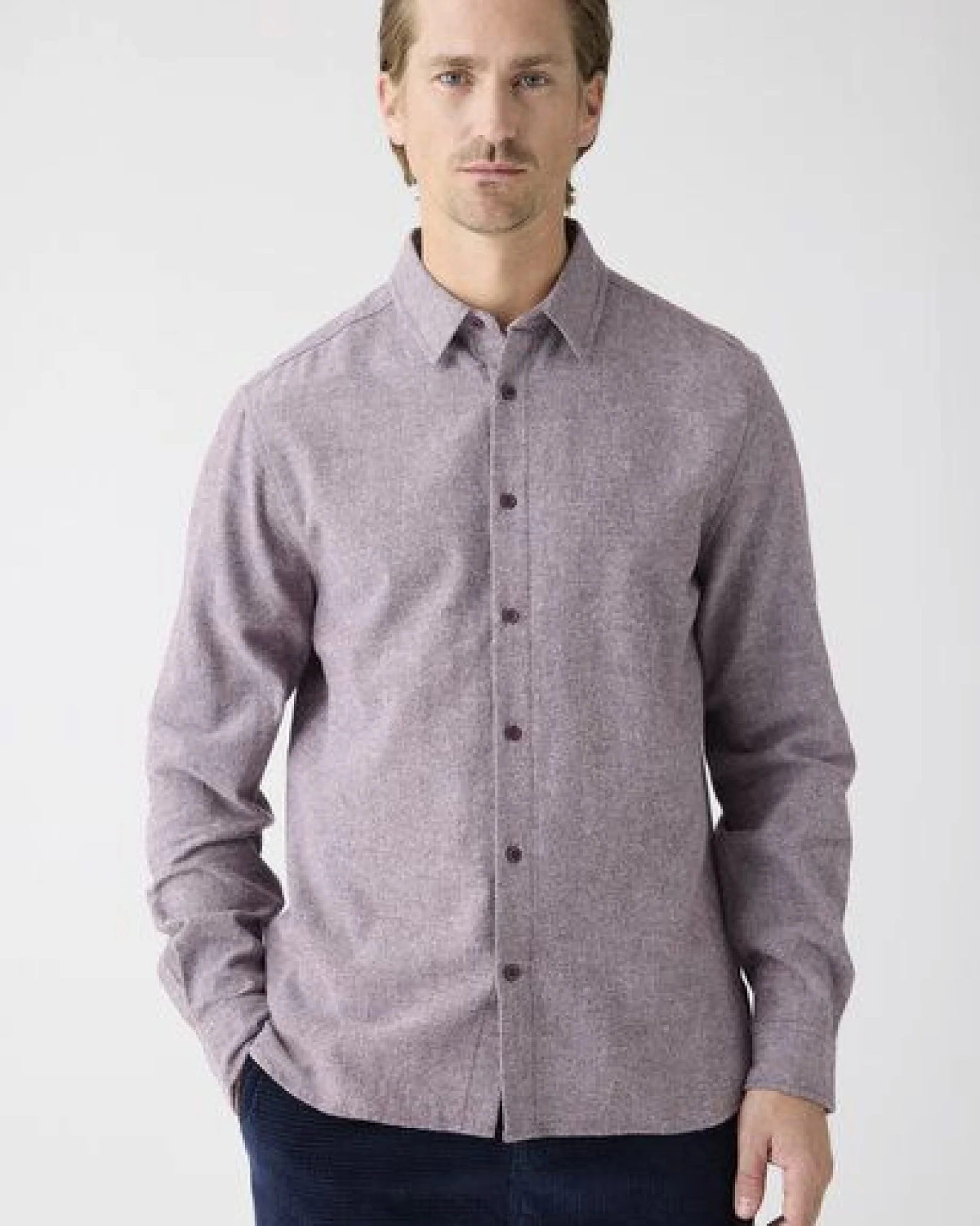 KnowledgeCotton Apparel Flanell-Hemd Regular Fit Heavy Twill – Ansicht 3