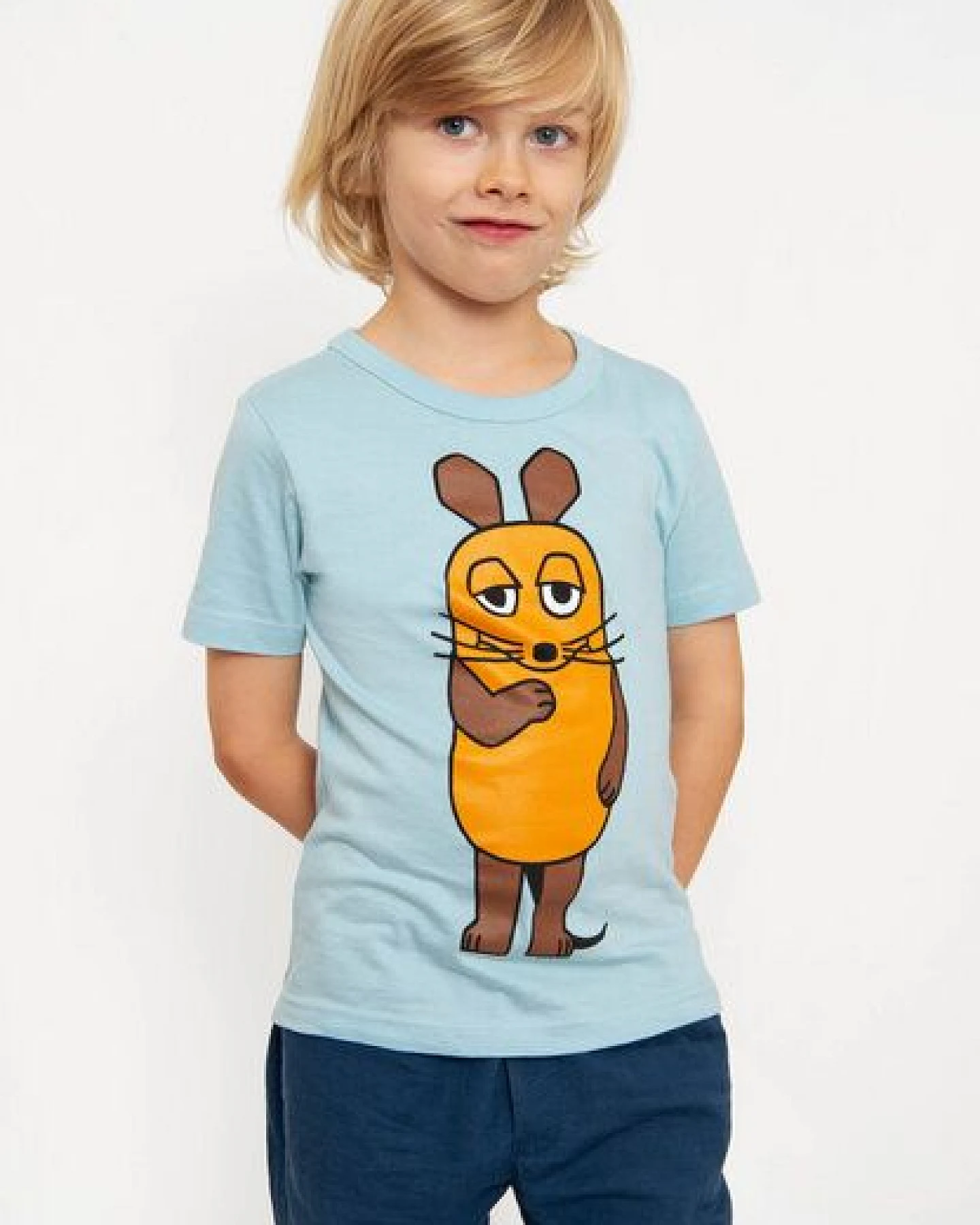 LOGOSH!RT LOGOSHIRT - Die Sendung mit der Maus - Die Maus - Kinder - Bio T-Shirt – Ansicht 4