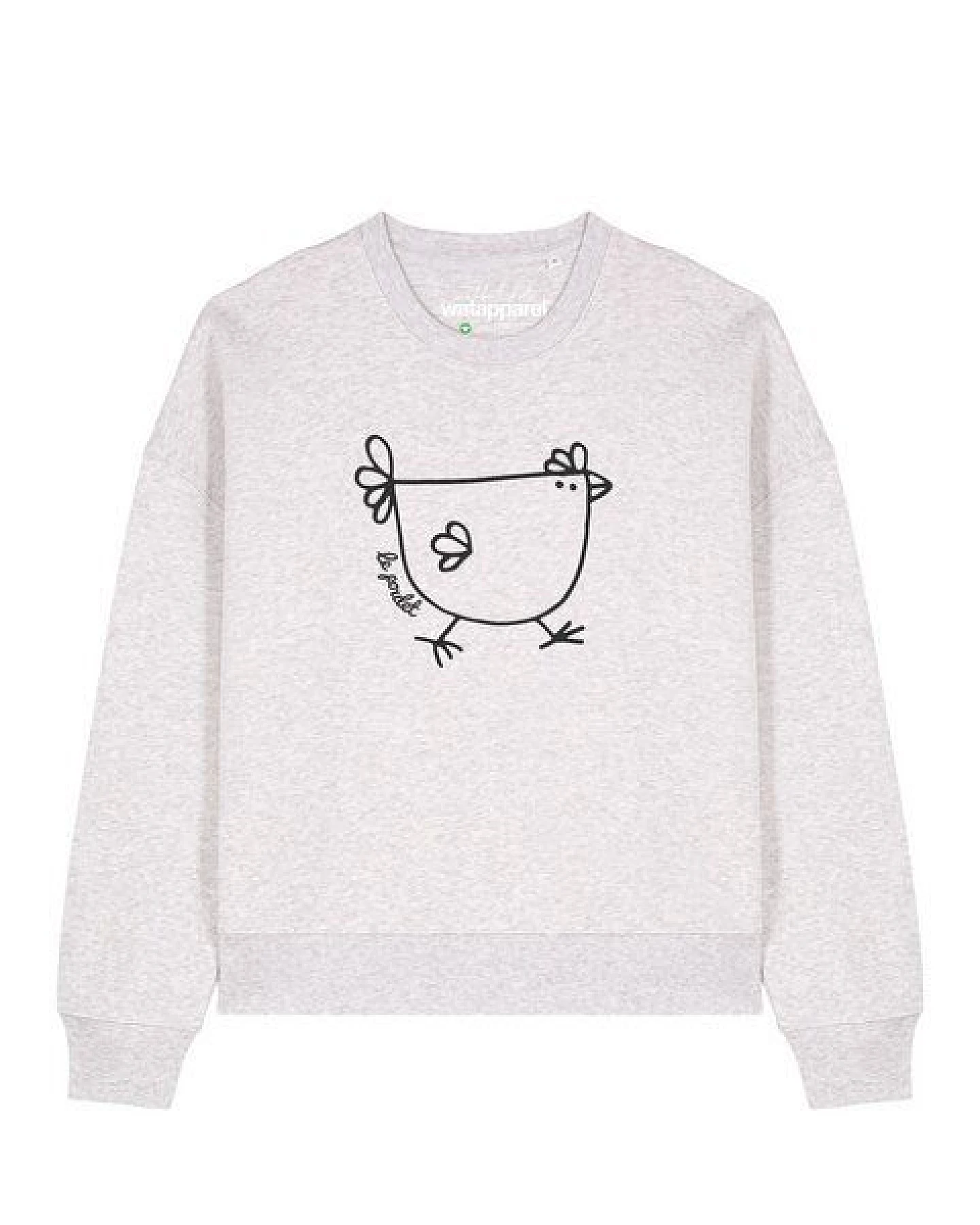 watapparel Sweatshirt Frauen Le poulet – Ansicht 2