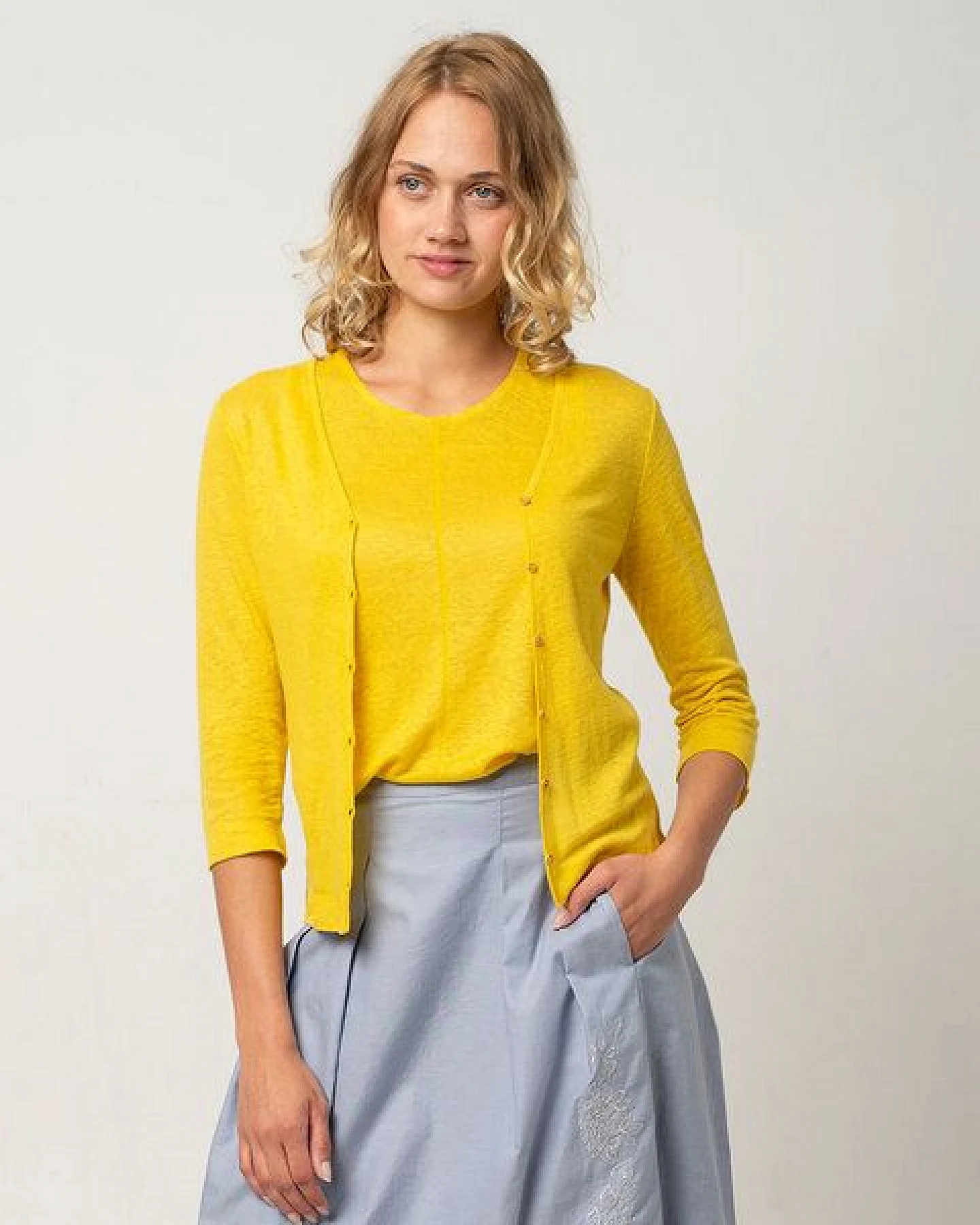 Alma & Lovis Kurzjacke aus Leinen – Ansicht 2