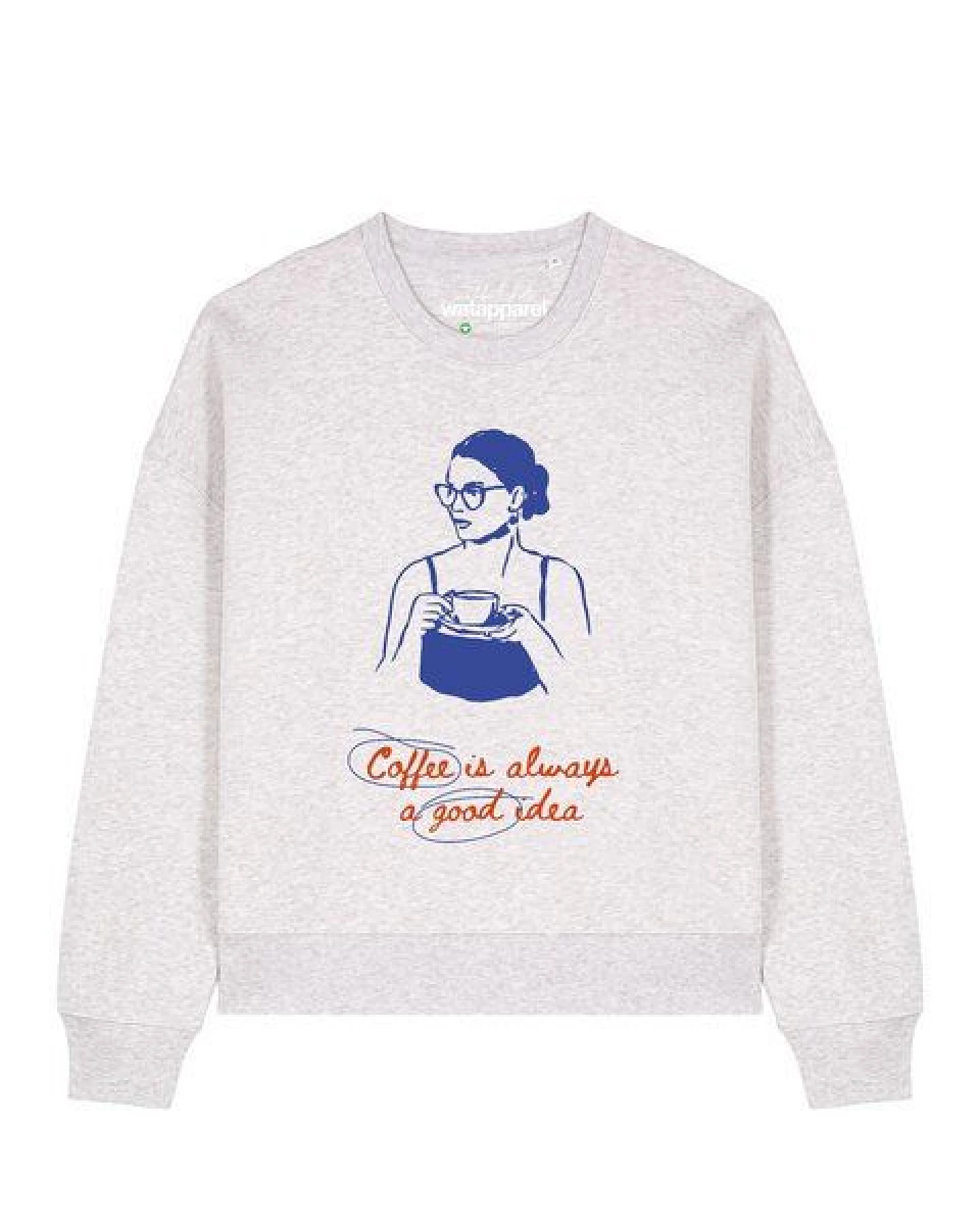watapparel Sweatshirt Frauen Coffee is a good idea – Ansicht 2