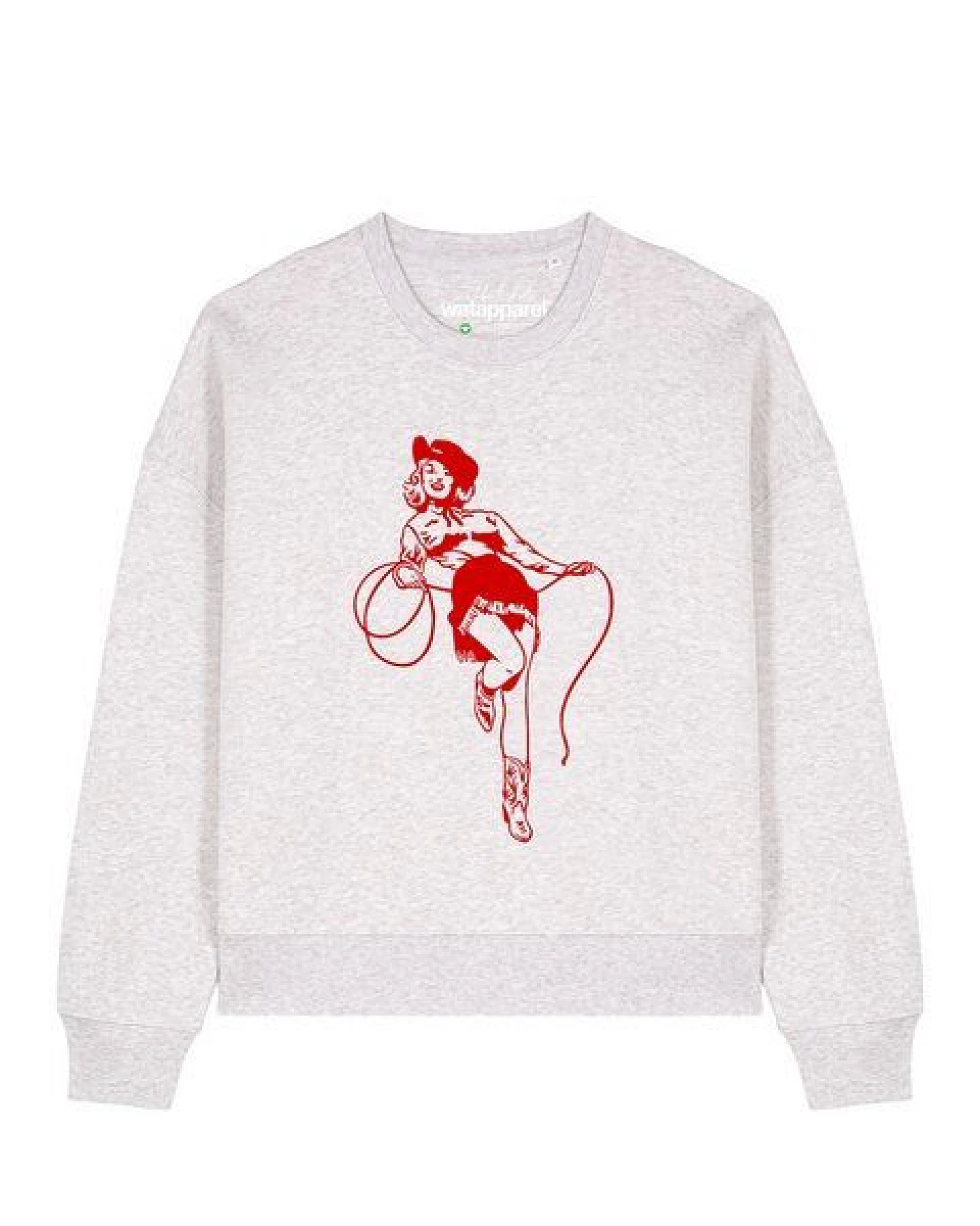 watapparel Sweatshirt Frauen Cowgirl – Ansicht 2