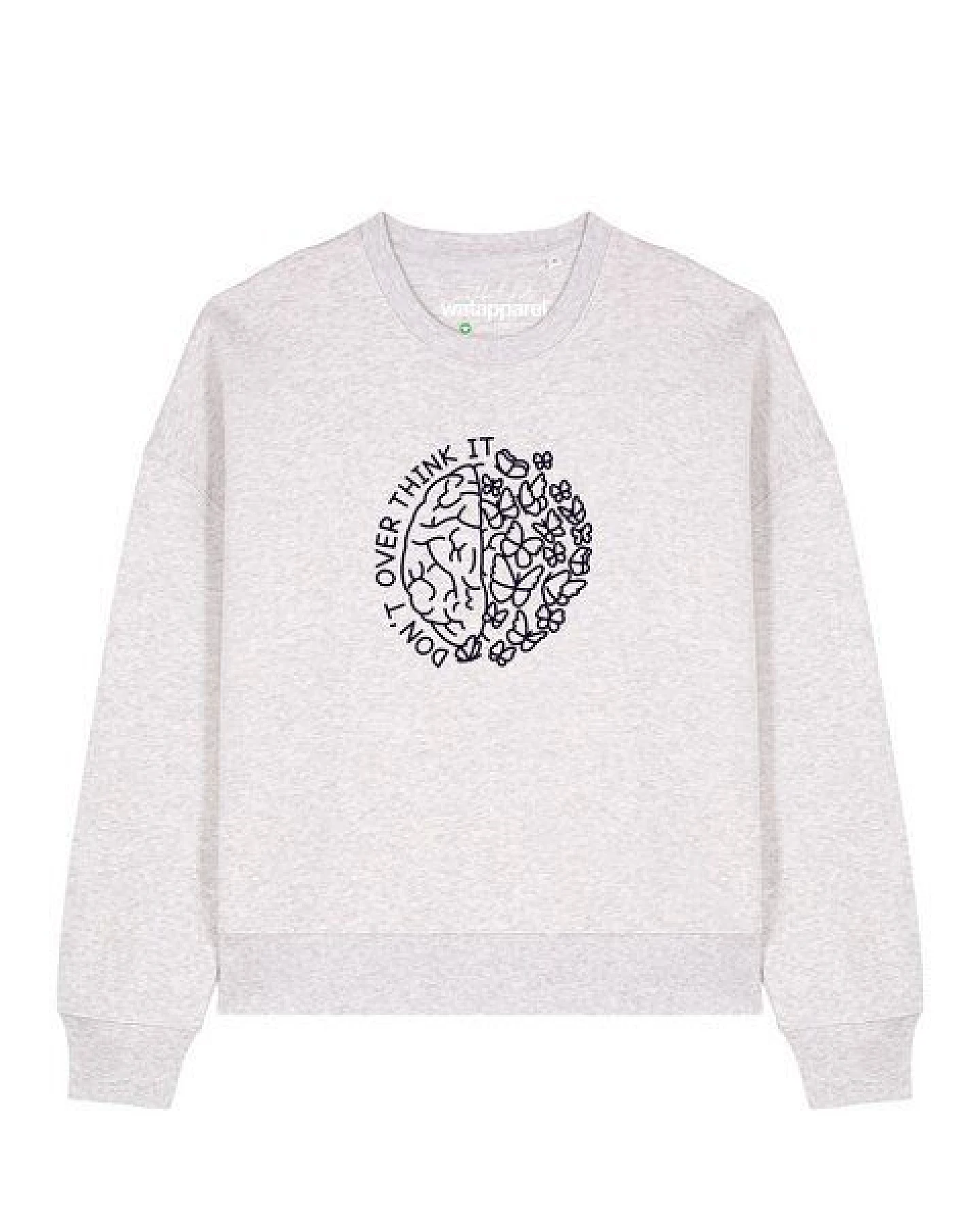 watapparel Sweatshirt Frauen Don't overthink it – Ansicht 2